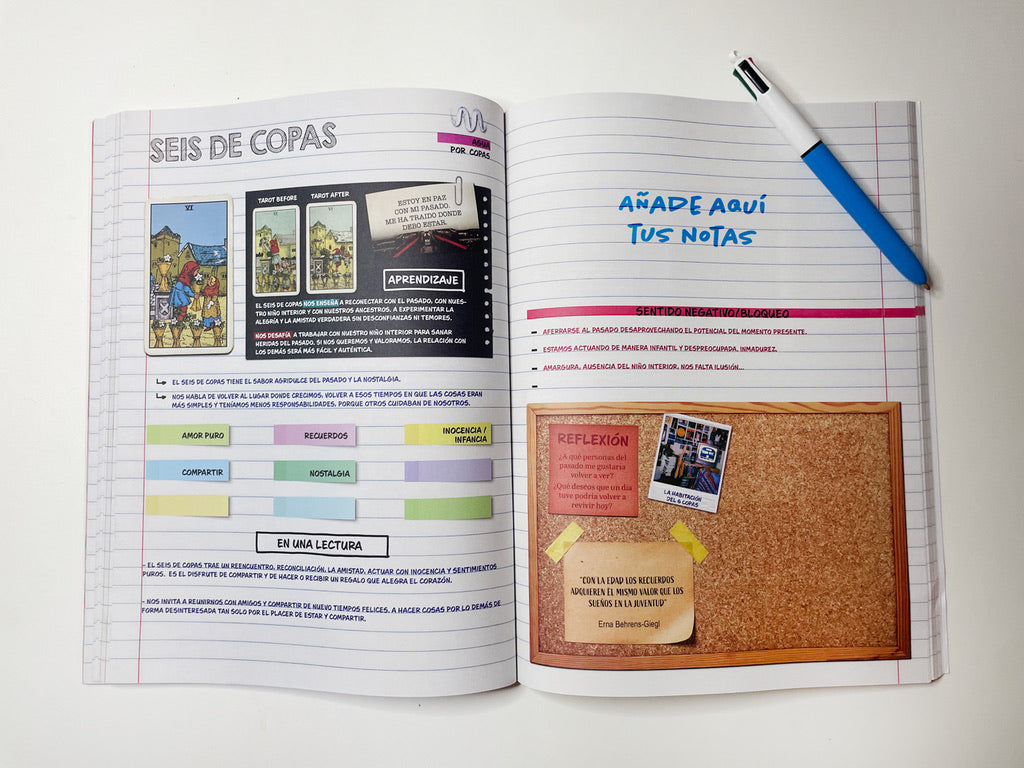 MEDI*TAROT | Mis Apuntes de Tarot – Un libro para meditar, crear y conectar con los Arcanos