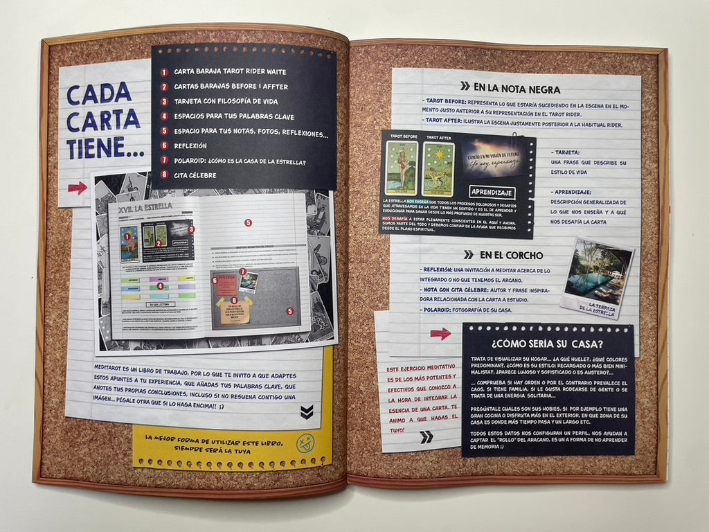 MEDI*TAROT | Mis Apuntes de Tarot – Un libro para meditar, crear y conectar con los Arcanos